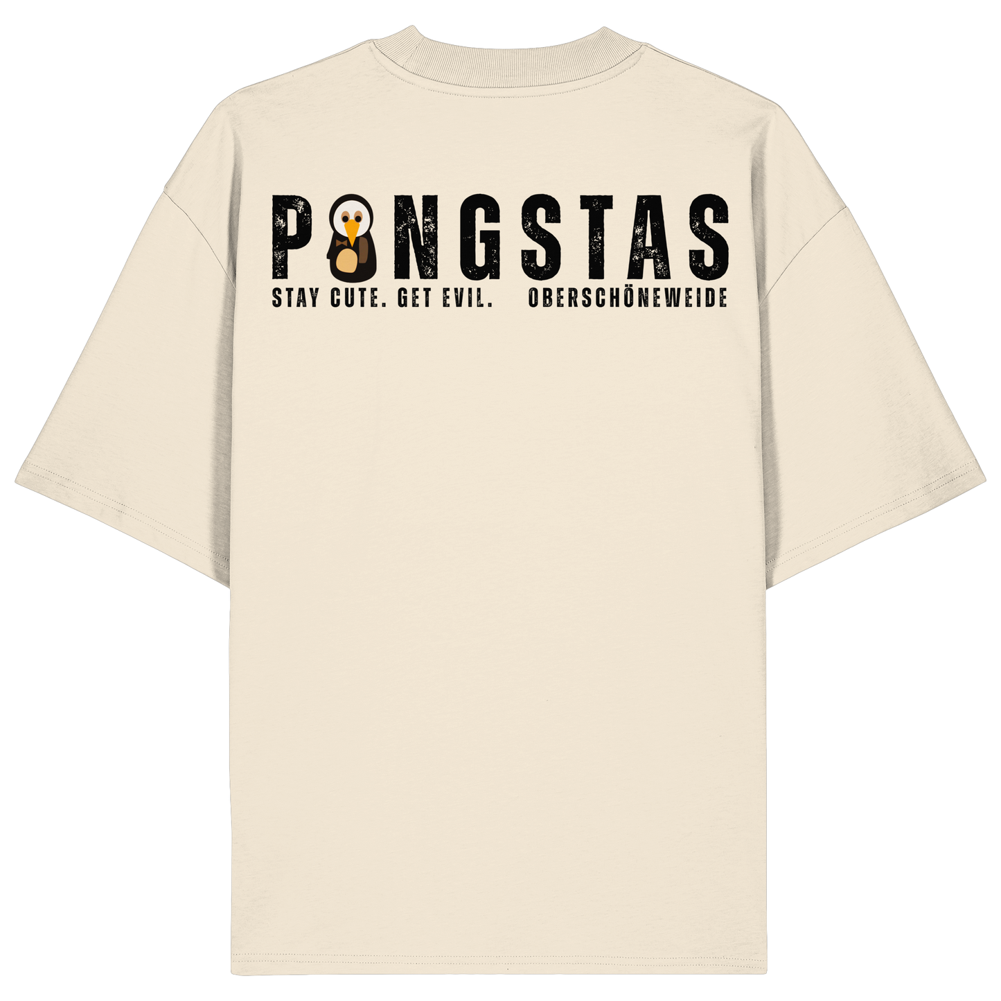 Retro Comic "PINGSTA" - Organic Oversize Shirt