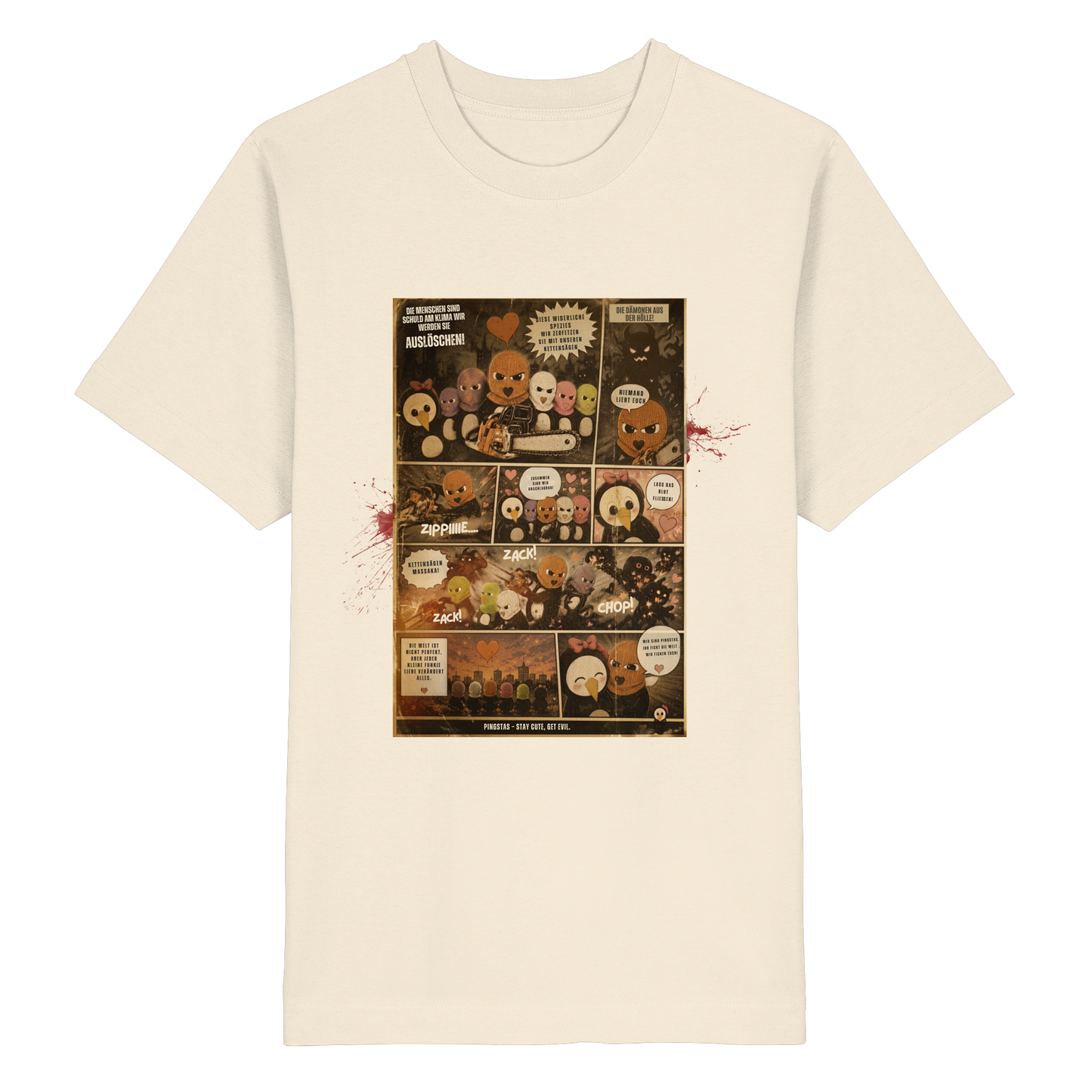 "Comic" -  Heavy Oversized Organic 